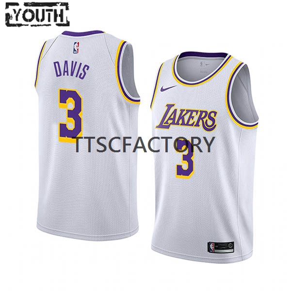 Los Angeles Lakers Trikot Anthony Davis 3 Nike 2022-23 Association Edition Weiß Swingman - Kinder Los Angeles Lakers Trikot Anthony Davis 3 Nike 2022-23 Association Edition Weiß Swingman - Kinder